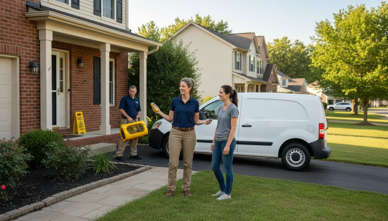 Water restoration image for Dehumidification And Cleanup Services in Toomsboro, GA